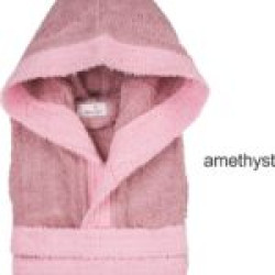 Μπουρνούζι παιδικό βαμβακερό σε ροζ χρώμα